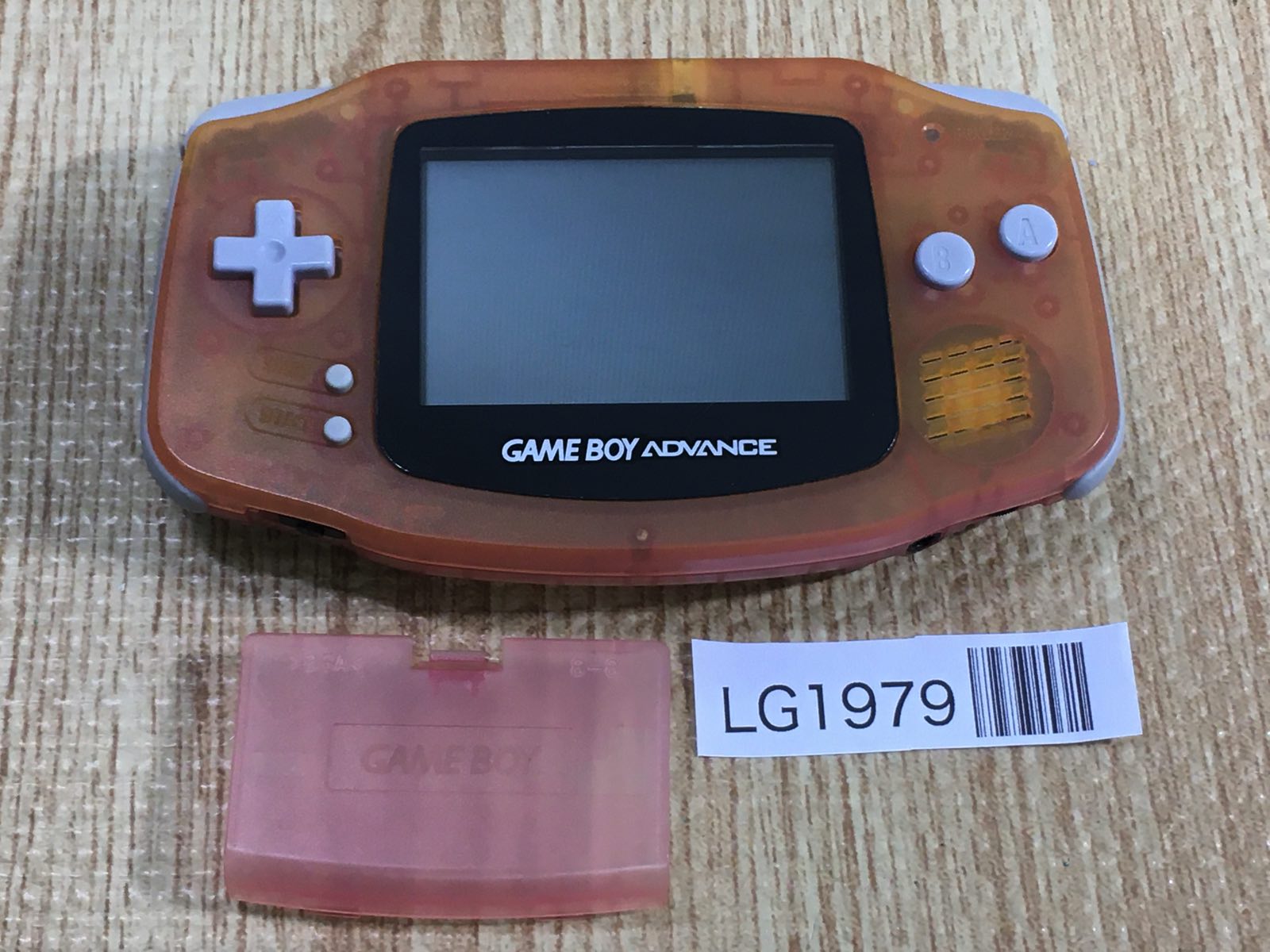 【壊れています】GAMEBOY ADVANCE LG1979 Not Working GameBoy Advance Milky Pink Game Boy