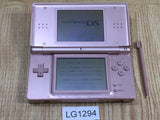 LG1294 Plz Read Item Condi Nintendo DS Lite Metallic Rose Console Japan