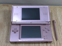 LG1294 Plz Read Item Condi Nintendo DS Lite Metallic Rose Console Japan