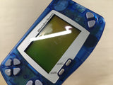 kh3976 Plz Read Item Condi Wonder Swan Skeleton Blue Bandai Console Japan