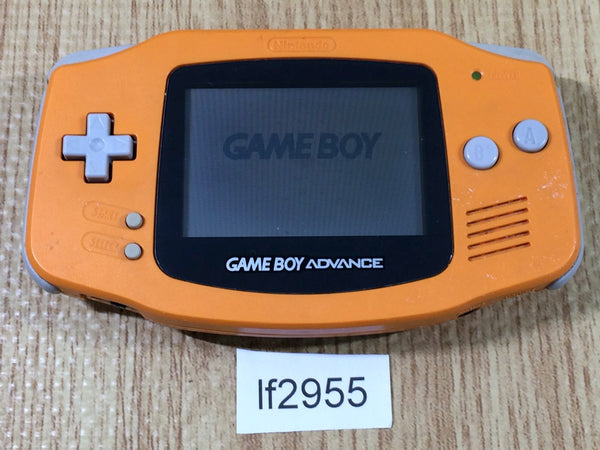 lf2955 Plz Read Item Condi GameBoy Advance Orange Game Boy Console Japan