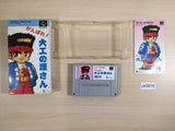 Hammerin' Harry Ganbare! Daiku no Gensan BOXED SNES Super Famicom Japan - UE3816