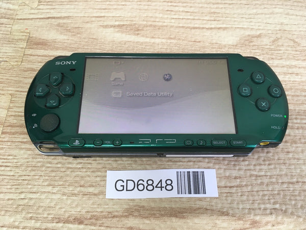 GD6848 Plz Read Item Condi PSP-3000 SPIRITED GREEN SONY PSP