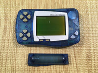 kh3977 Plz Read Item Condi Wonder Swan Skeleton Blue Bandai Console Japan