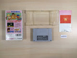 Hammerin' Harry Ganbare! Daiku no Gensan BOXED SNES Super Famicom Japan - UE3816