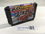 DK7278 Turbo Outrun Mega Drive Genesis Japan