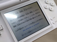 LG2281 Plz Read Item Condi Nintendo DS Lite Crystal White Console Japan