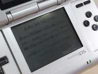 LG2379 Plz Read Item Condi Nintendo DS Platinum Silver Console Japan