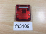 fh3109 Memory Card 59 Clear Blue & Red GameCube Japan