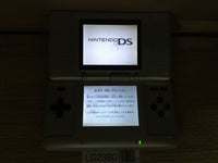 LG2380 Plz Read Item Condi Nintendo DS Platinum Silver Console Japan
