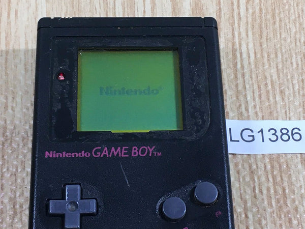 LG1386 With Defects - GameBoy Bros. Black Game Boy Console Japan