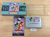 2020 Super Baseball BOXED SNES Super Famicom Japan - DI4619