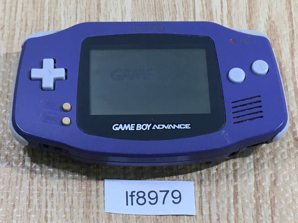 LF8979 With Defects - GameBoy Advance Violet Game Boy Console Japan