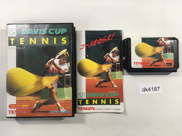 DK4187 Davis Cup BOXED Mega Drive Genesis Japan