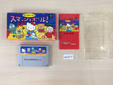 Sanrio World Smash Ball BOXED SNES Super Famicom Japan - UE1077