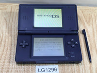 LG1296 Plz Read Item Condi Nintendo DS Lite Enamel Navy Console Japan