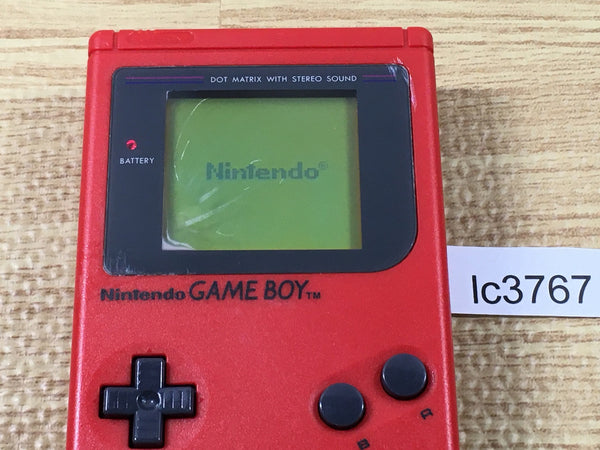 LC3767 Tested Working - GameBoy Bros. Red Game Boy Console Japan
