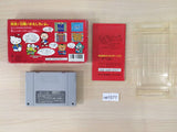 Sanrio World Smash Ball BOXED SNES Super Famicom Japan - UE1077