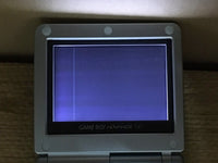 LG2551 Plz Read Item Condi GameBoy Advance SP Pearl Blue Console Japan