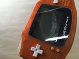 GameBoy Advance Clear Orange & Black Console Japan - Not Working LF5598