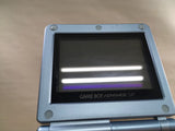 LG2551 Plz Read Item Condi GameBoy Advance SP Pearl Blue Console Japan
