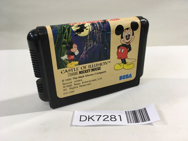 DK7281 Castle of Illusion I Love Mickey Mouse Fushigi Mega Drive Genesis Japan