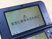 LG2469 Plz Read Item Condi Nintendo NEW 3DS LL XL METALLIC BLUE Console Japan