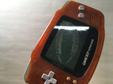 GameBoy Advance Clear Orange & Black Console Japan - Not Working LF5598
