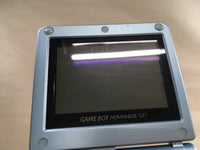 LG2551 Plz Read Item Condi GameBoy Advance SP Pearl Blue Console Japan