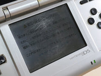 LG2380 Plz Read Item Condi Nintendo DS Platinum Silver Console Japan