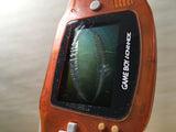 GameBoy Advance Clear Orange & Black Console Japan - Not Working LF5598