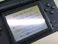 LG2282 Plz Read Item Condi Nintendo DS Lite Jet Black Console Japan