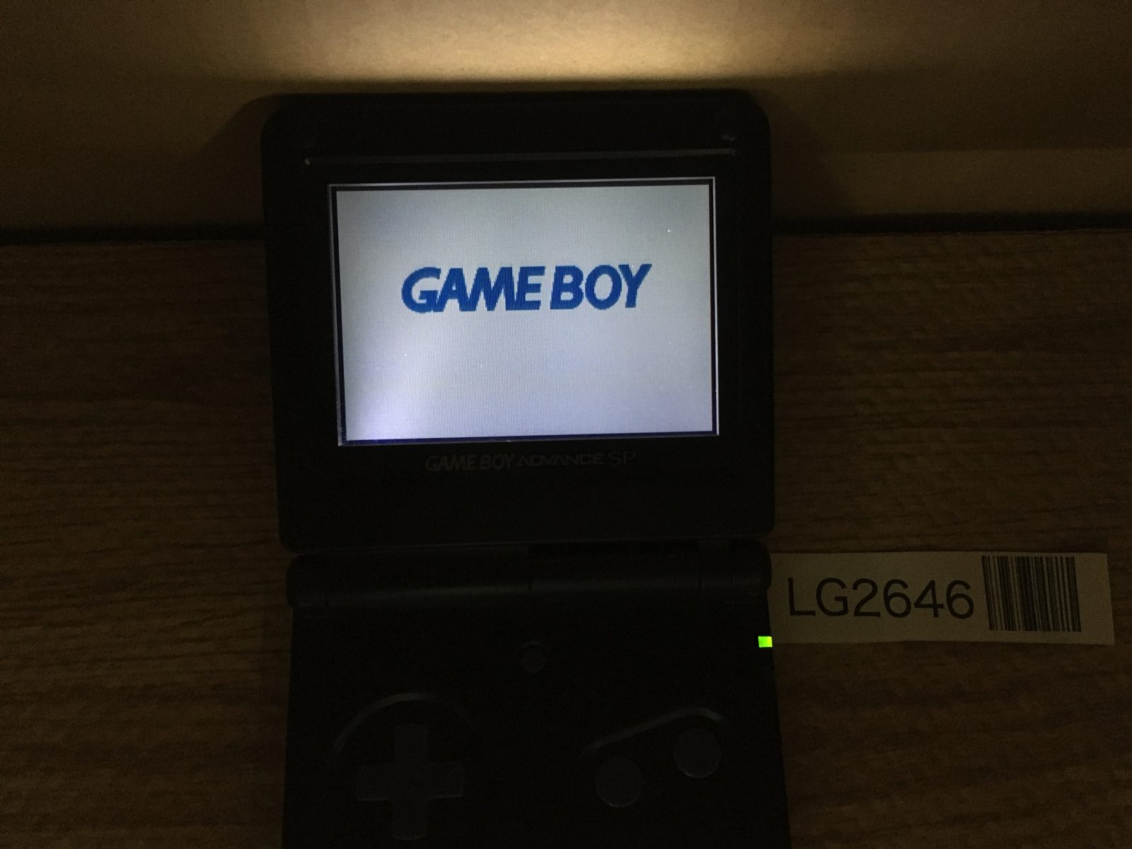 LG2646 No Battery GameBoy Advance SP Onyx Black Game Boy