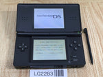 LG2283 Plz Read Item Condi Nintendo DS Lite Jet Black Console Japan