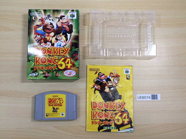 UE8574 Donkey Kong 64 BOXED N64 Nintendo 64 Japan