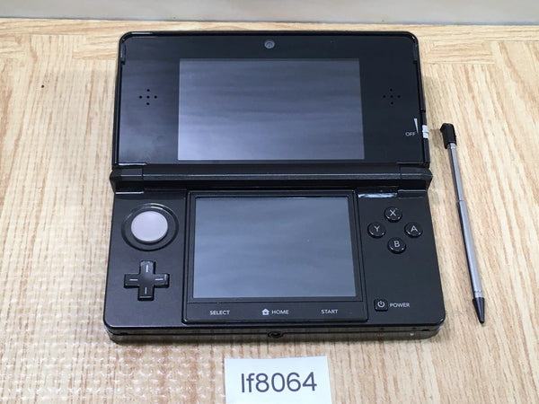 LF8064 Not Working - Nintendo 3DS Cosmo Black Console Japan
