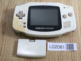 LG2081 Not Working GameBoy Advance White Game Boy Console Japan
