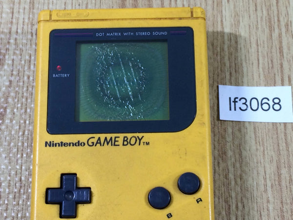 lf3068 Plz Read Item Condi GameBoy Bros. Yellow Game Boy Console Japan