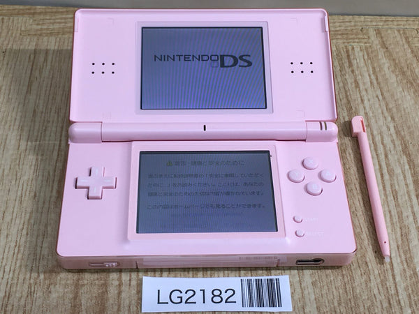 LG2182 Plz Read Item Condi Nintendo DS Lite Noble Pink Console Japan