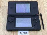 LF9781 With Defects - Nintendo DS Lite Crimson Black Console Japan