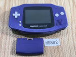 LF9892 Not Working - GameBoy Advance Violet Game Boy Console Japan