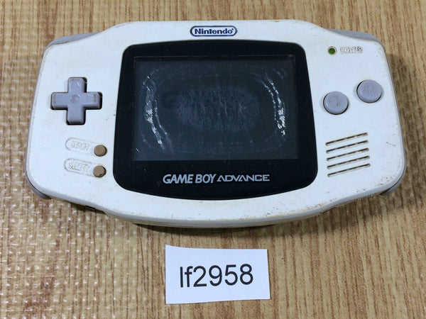 lf2958 Plz Read Item Condi GameBoy Advance White Game Boy Console Japan