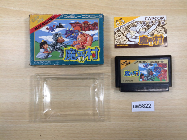 UE5822 Ghosts'n Goblins Makaimura BOXED NES Famicom Japan