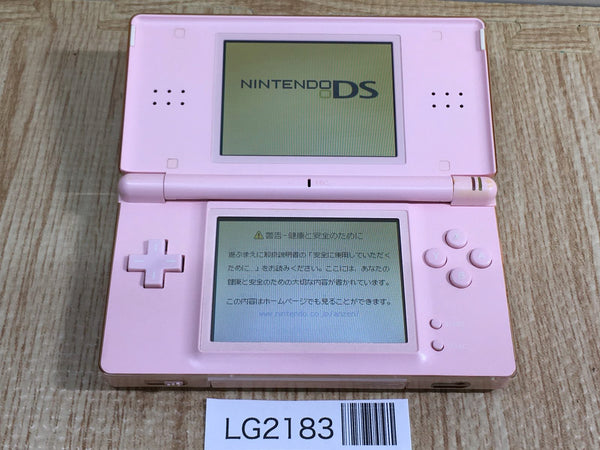 LG2183 Plz Read Item Condi Nintendo DS Lite Noble Pink Console Japan