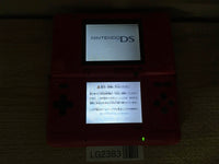 LG2383 Plz Read Item Condi Nintendo DS RED Console Japan