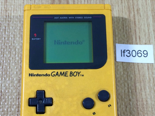 lf3069 Plz Read Item Condi GameBoy Bros. Yellow Game Boy Console Japan