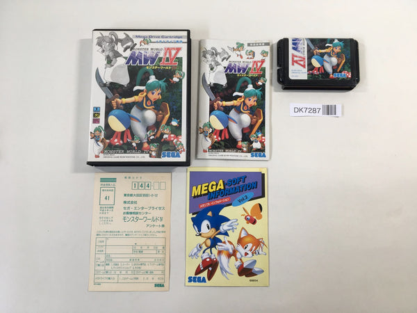DK7287 Monster World IV BOXED Mega Drive Genesis Japan