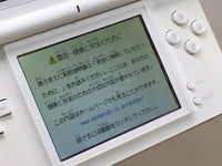 LG1299 Plz Read Item Condi Nintendo DS Lite Crystal White Console Japan