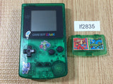 GameBoy Color Clear Green Game Boy Console Japan - Not Working LF2835