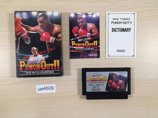 UE4609 Mike Tyson's Punch Out BOXED NES Famicom Japan
